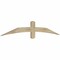 Ekena Millwork Bellingham Rough Sawn Timber Gable Bracket, Douglas Fir, 72"W x 12"H x 2"D x 4"F, 4/12 Pitch GBW072X12X0204BEL00RDF - alternate 3